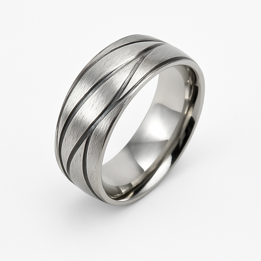 Bague en acier inoxydable